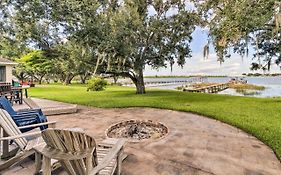 Waterfront Lake Placid Home With Dock And Fire Pit